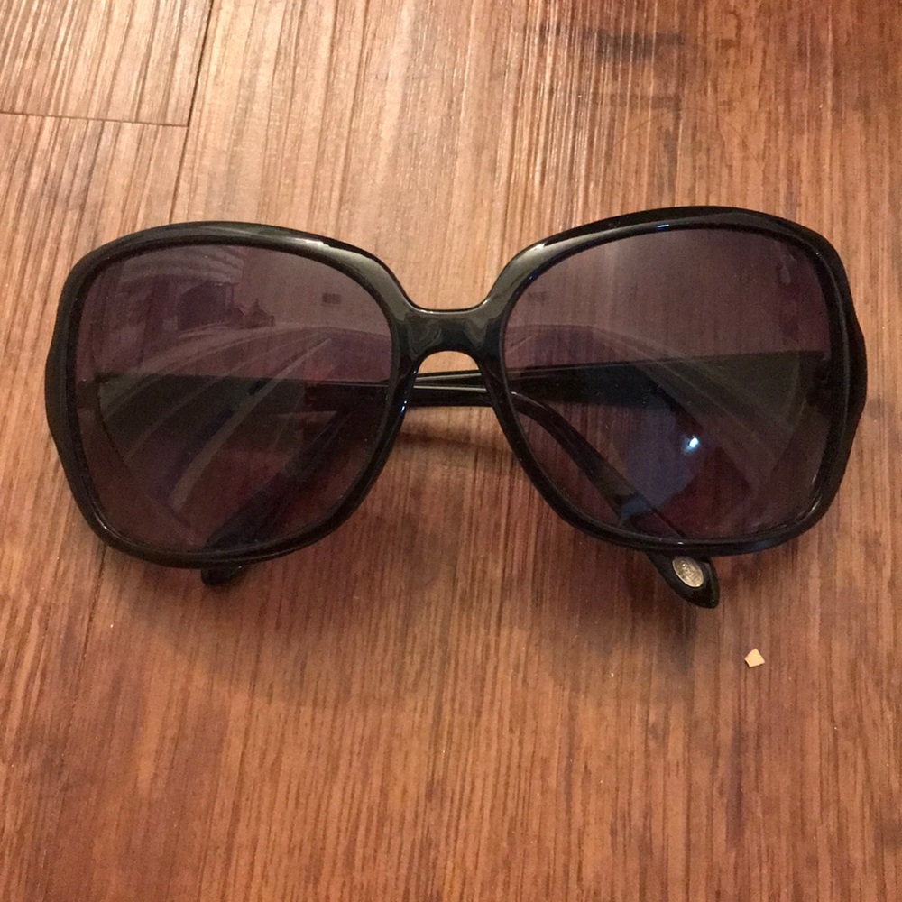 Oversized fossil sunglasses, Black